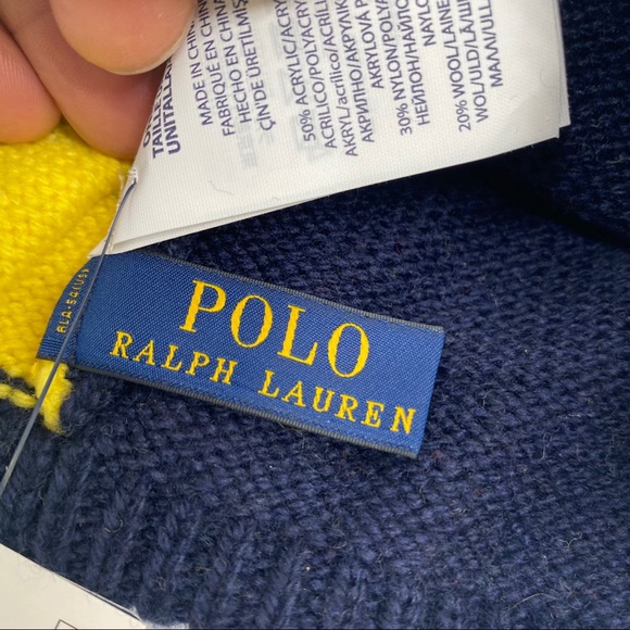 Polo Ralph Lauren pom pom-embellished beanie - Picture 8 of 9